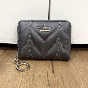 Silver Kate Spade wallet